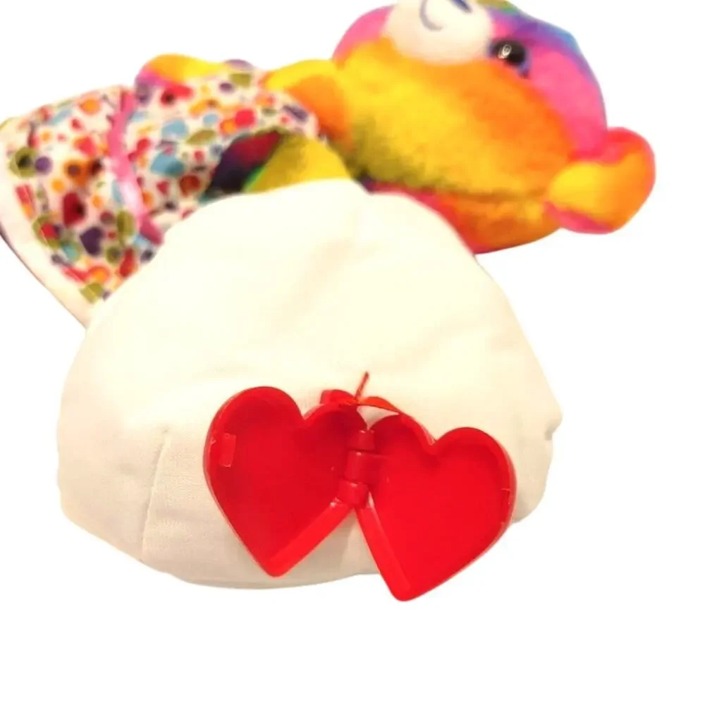 Build A Bear BAB Tropicolor Rainbow Tie Dye Neon Bright Teddy Bear